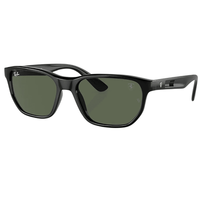 Ray-Ban RB4404M Scuderia Ferrari F68371 57 Black/Dark Green Lens