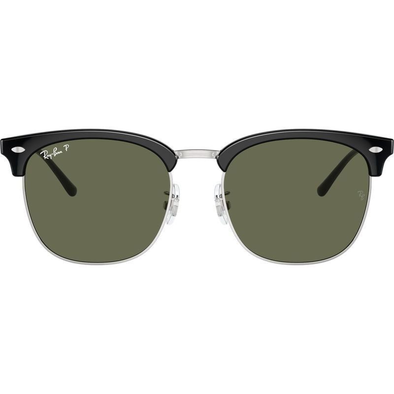 Ray-Ban RB4418D 66709A 56 Black on Silver/Dark Green Polarised