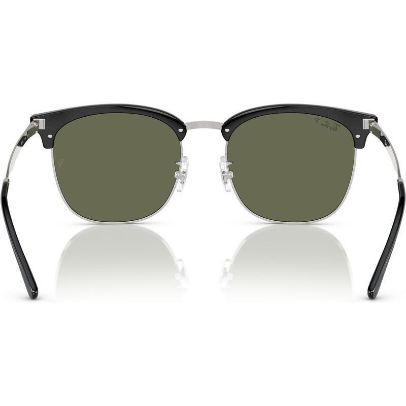 Ray-Ban RB4418D 66709A 56 Black on Silver/Dark Green Polarised