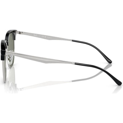 Ray-Ban RB4418D 66709A 56 Black on Silver/Dark Green Polarised