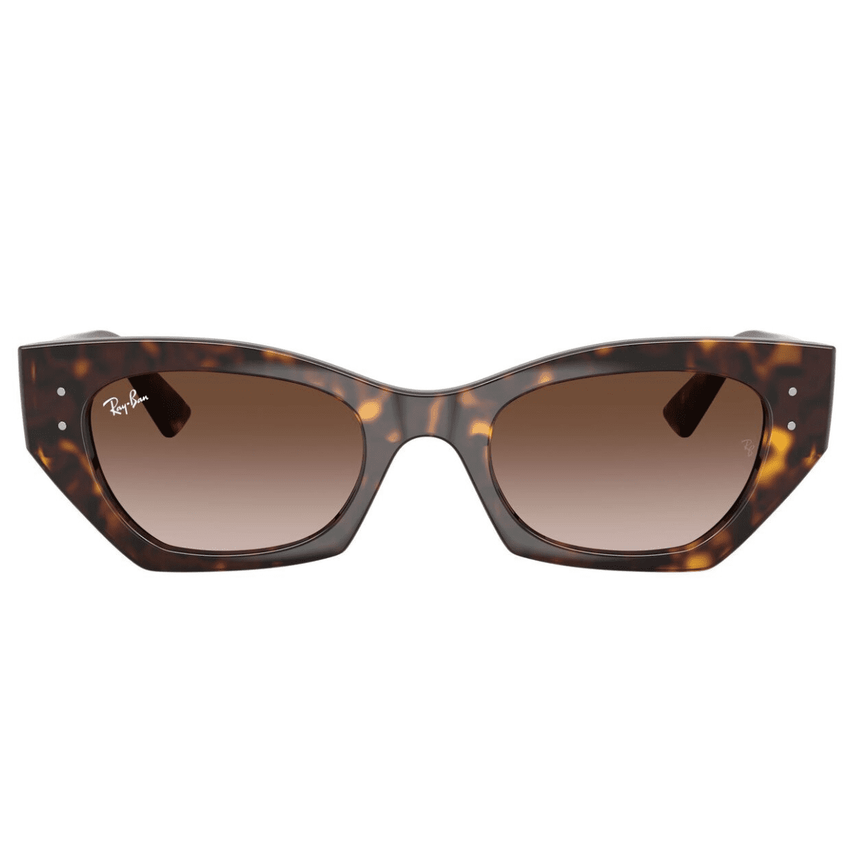Ray-Ban RB4430 135913 52 Zena Havana Brown Gradient geometric cateye womens classic sunglass culture