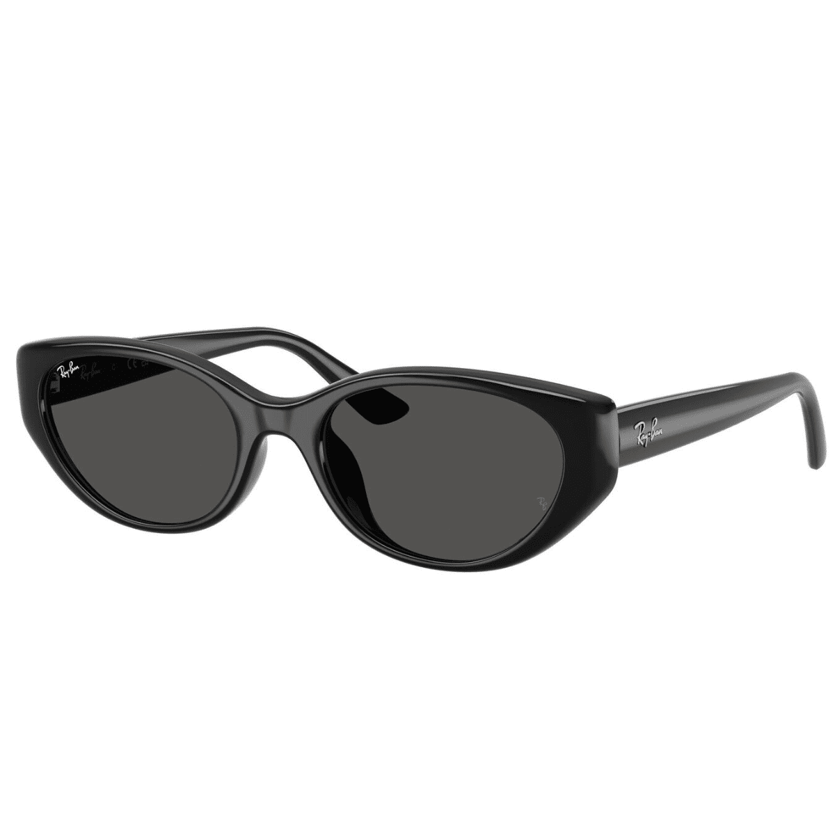 Ray-Ban RB4457D 667787 55 Black Grey category 3 oval low bridge fit womens sunglass culture side