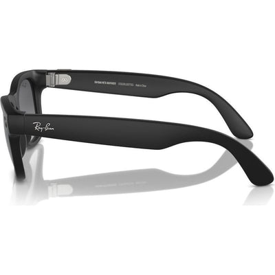 Ray-Ban Smart Glasses Meta Wayfarer RW4008 601ST3 53 Matte Black Polarised LARGE