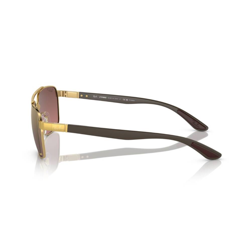 Ray-Ban RB3701 001/6B 59 Gold/Purple Gold Chromance Polarised