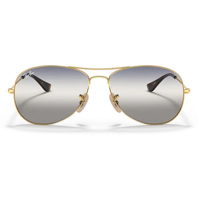 Ray-Ban RB3362 Cockpit Bi-Gradient 001 59 Gold Blue/Grey Gradient Glass Lens