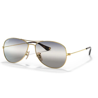Ray-Ban RB3362 Cockpit Bi-Gradient 001 59 Gold Blue/Grey Gradient Glass Lens