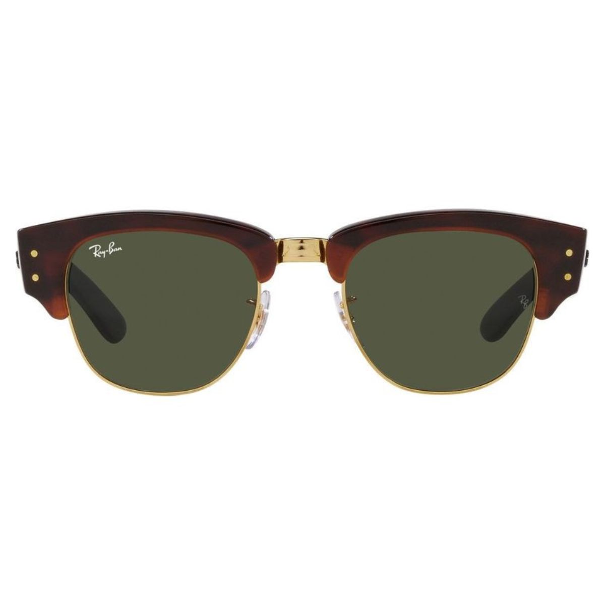 Ray-Ban RB0316S 99031 53 Polished Tortoiseshell on Gold/Green Mega Clubmaster