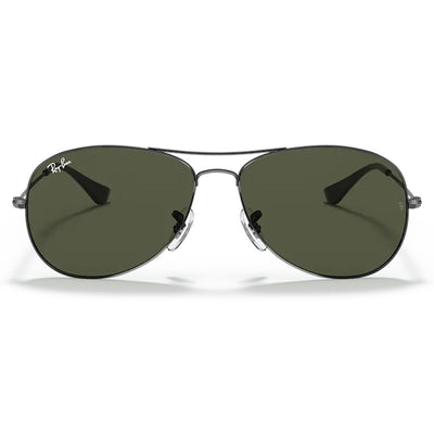 Ray-Ban RB3362 Cockpit 004 59 Gunmetal Green Glass Lens