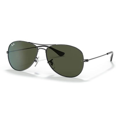 Ray-Ban RB3362 Cockpit 004 59 Gunmetal Green Glass Lens