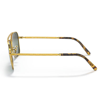 Ray-Ban RB3663 New Caravan 9196/G6 58 Gold Blue Glass Lens Polarised