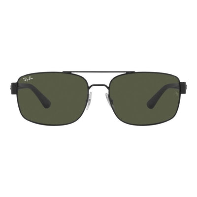 Ray-Ban RB3687 002 31 58 Black Green Glass Lens