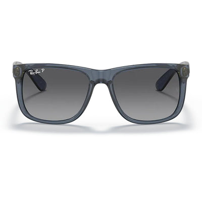 Ray-Ban RB4165 6596T3 55 Transparent Blue Grey Gradient Polarised Justin Classic