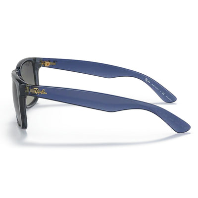 Ray-Ban RB4165 6596T3 55 Transparent Blue Grey Gradient Polarised Justin Classic
