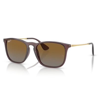 Ray-Ban RB4187 Chris 6593T5 54 Transparent Brown Gradient Lens Polarised