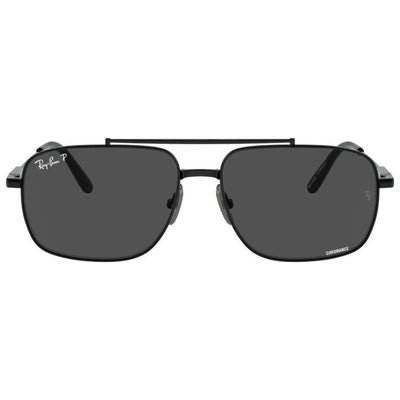 Ray-Ban RB8096 Michael Titanium 9267K8 59 Black/Dark Grey Glass Lens Polarised