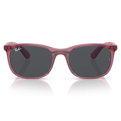Ray-Ban Kids RJ9076S 712587 49 Transparent Pink/Dark Grey Lens