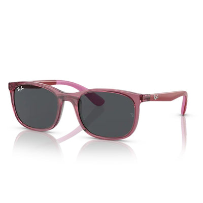 Ray-Ban Kids RJ9076S 712587 49 Transparent Pink/Dark Grey Lens