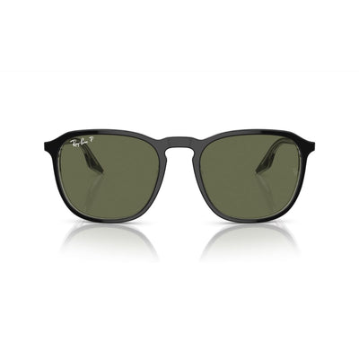 Ray-Ban RB2203 919/58 55 Black on Transparent/Green Polarised