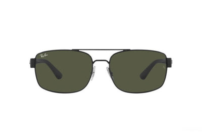 Ray-Ban RB3687 002/31 61 Black/Green