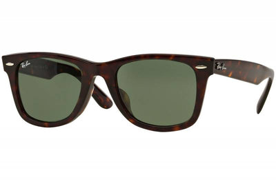 Ray-Ban RB2140F 902 52 Tortoise/Green Original Wayfarer