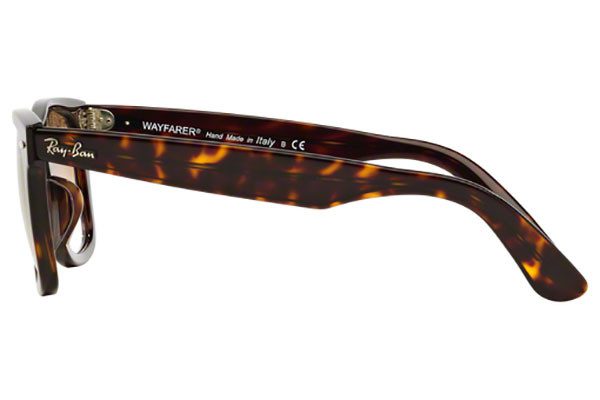 Ray-Ban RB2140F 902 52 Tortoise/Green Original Wayfarer