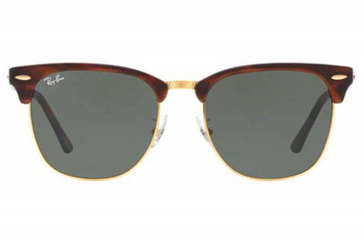 Ray-Ban RB3016F W0366 55 Tort Brown/Green Large Clubmaster