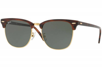 Ray-Ban RB3016F W0366 55 Tort Brown/Green Large Clubmaster