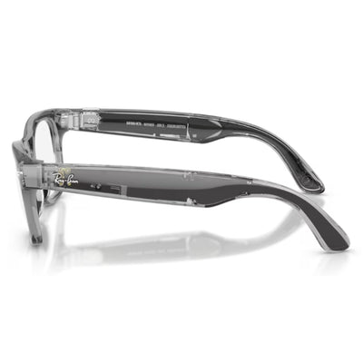 Rayban meta wayfarer 4012 gen 2 clear grey frame meta ai transition photochromic glasses transparent clear