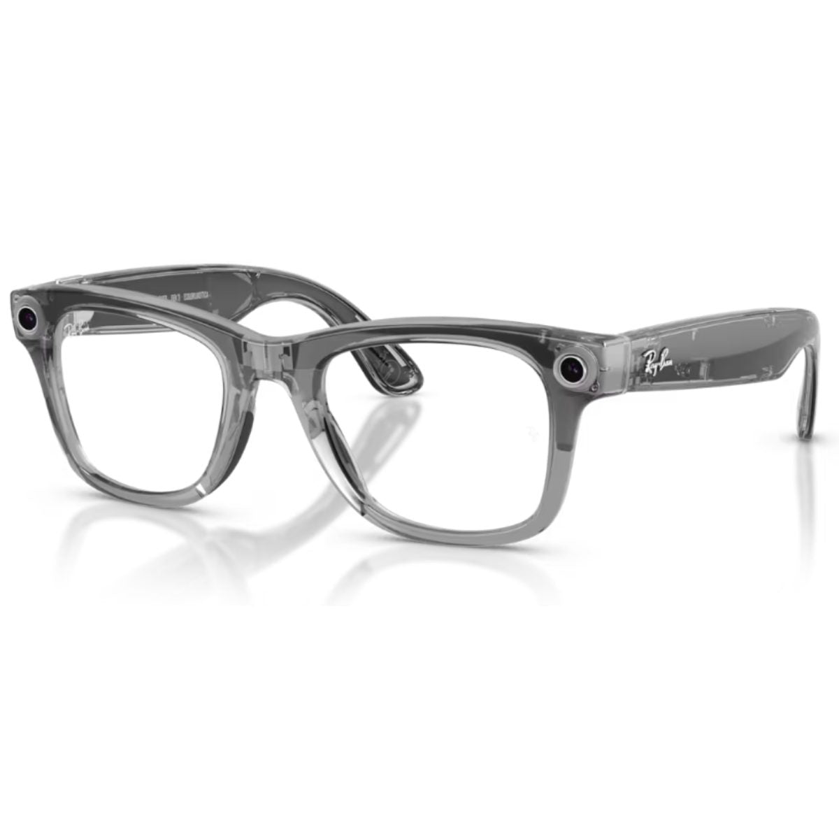 Rayban meta wayfarer 4012 gen 2 clear grey frame meta ai transition photochromic glasses