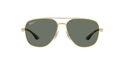 Ray-Ban RB3683 001/58 56 Arista Gold/Green Polarised