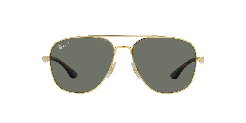 Ray-Ban RB3683 001/58 56 Arista Gold/Green Polarised