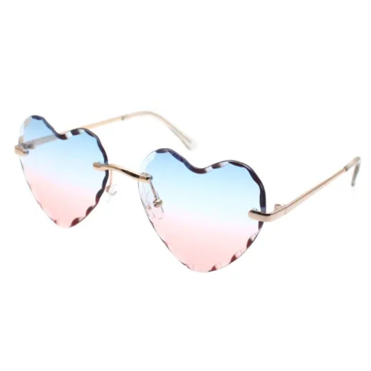 Reality Two Hearts Sky Gold/Blue-Pink Gradient Lens
