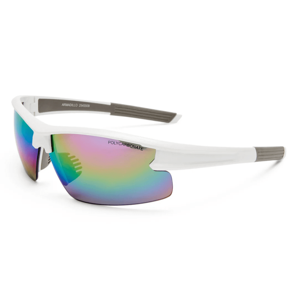 Cancer Council Kids Armadillo 2545509 White/Rainbow Mirror Polarised