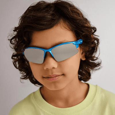 SOLARIZED KIDS RACER SPORT 2431129 BLUE kid wrap mirror sunglass culture model