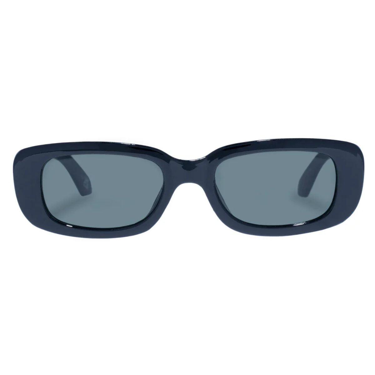 SOLARIZED Y2K SLIM Black smoke sunglass culture coomera kids sunnies rectangle trend