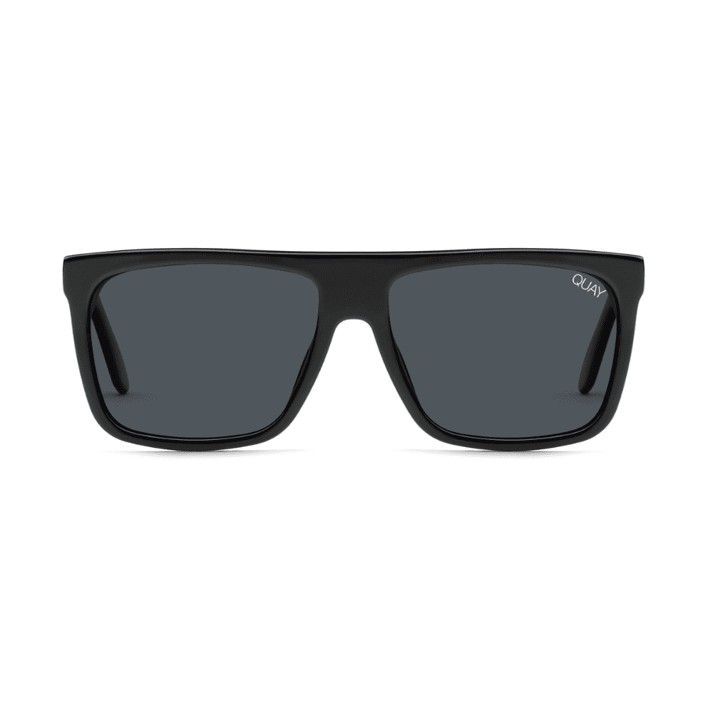 QUAY FRONT RUNNER BLACK/SMOKE POLARISED