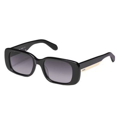 Quay Karma Black/Smoke rectangle womens modern sunglass culture