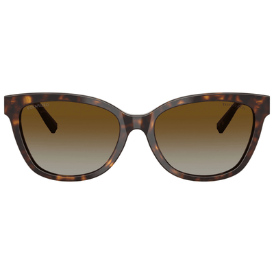 TIFFANY TF4237B 8015T5 55 POLAR HAVANA diamonte t logo arm brown sunglass culture front