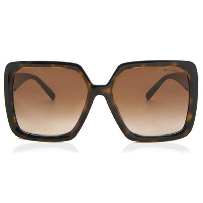 TIFFANY and co 4206U 80153B Tort brown oversized square Sunglass Culture Front
