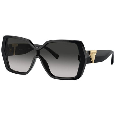 Tiffany and Co 4219F Black Womens Shield Fashion Sunglass Culture Side