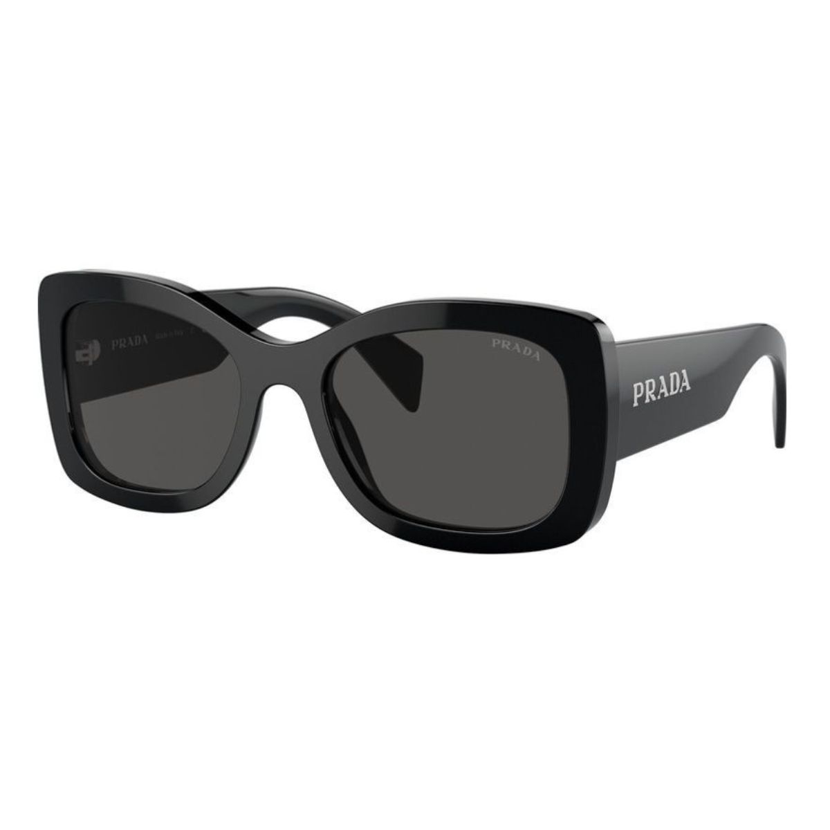 Prada PRA08S 1AB5SO 56 Black/Dark Grey
