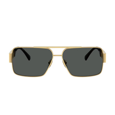 VERSACE VE2290 100287 61 greek key tempels gold metal frame sunglass culture coomera westfield luxury sunnies store online navigator