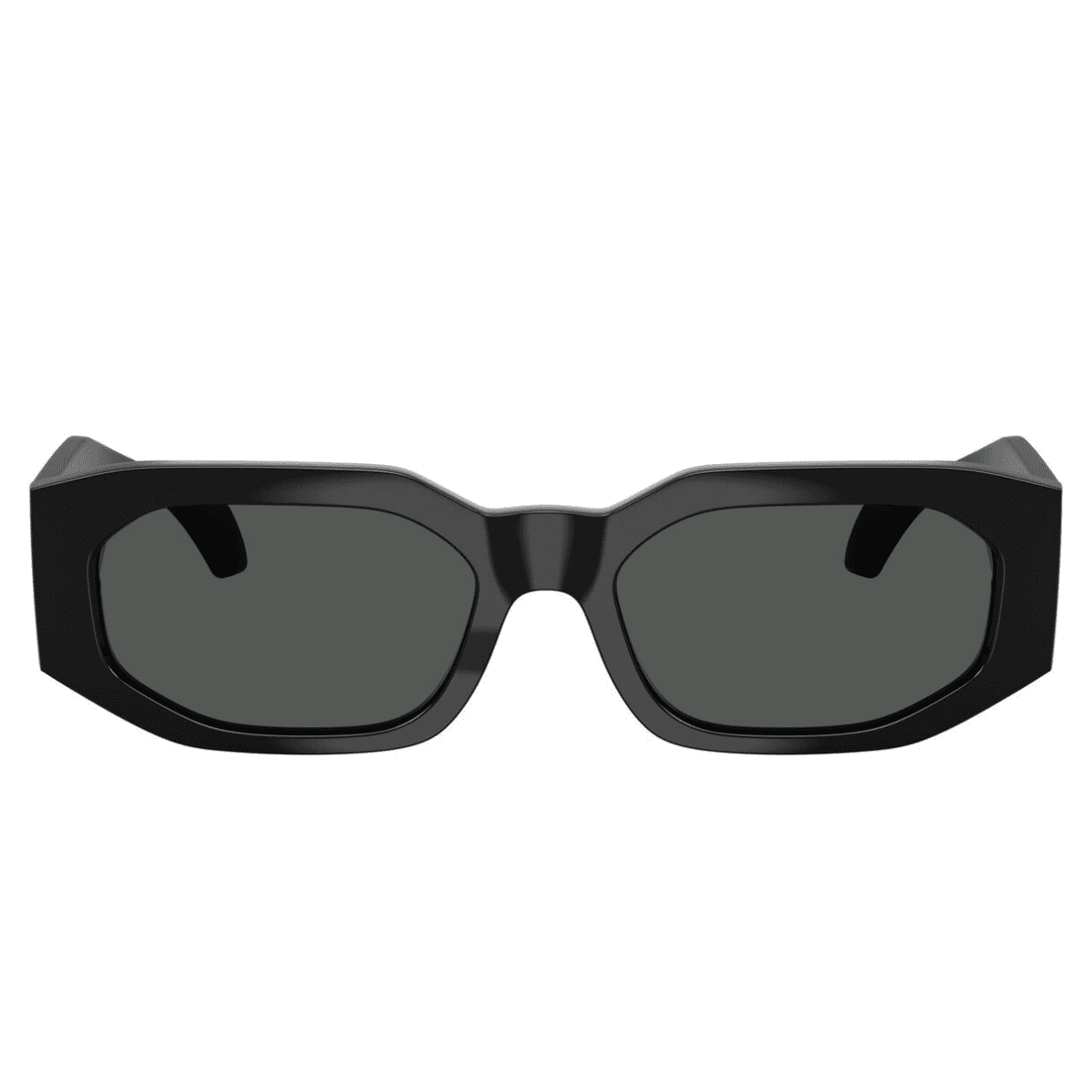 VERSACE VE4489U GB 187 55 BLACK rectangle geometric 17w shape