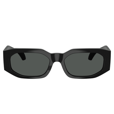VERSACE VE4489U GB 187 55 BLACK rectangle geometric 17w shape