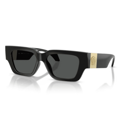 VERSACE VE4497U GB1 87 53 black rectangle square sunglass culture coomera online