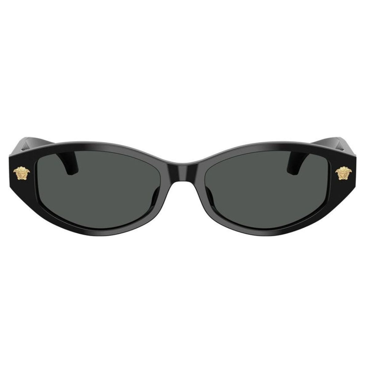 VERSCAE VE4512D GB187 54 sleek black slim cat eye sunglass culture coomera luxury