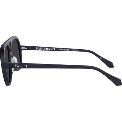 Valley Eyewear Bang Bang S0894 Matte Black with Matte Black Metal/Black Polarised
