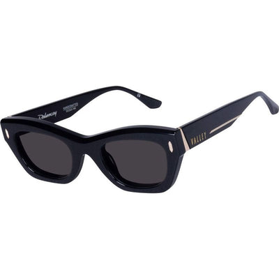 Valley Eyewear Delancey S0933 Gloss Black with Gold Metal/Black