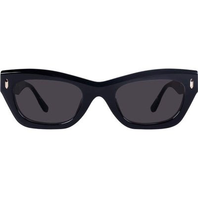 Valley Eyewear Delancey S0933 Gloss Black with Gold Metal/Black