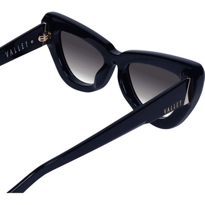 Valley Eyewear Lafayette S0805 Gloss Black with Gold Metal/Black Gradient Polarised